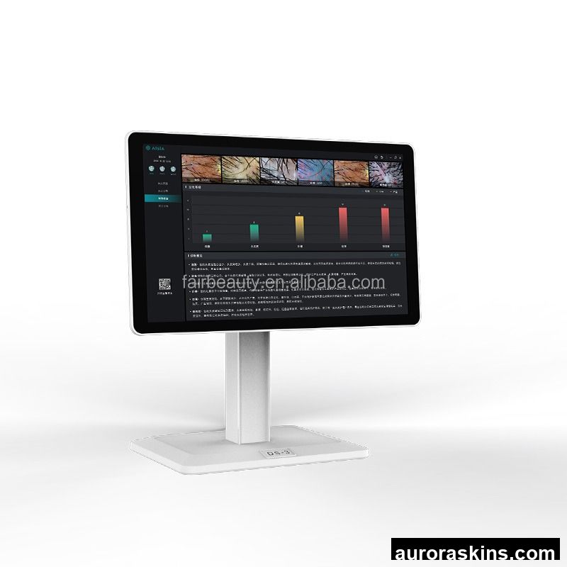 15.6 Touch Screen HD Hair Follicles Scalp Scanner Detector AI Hair Analyzer Scalp Hair Analysis Microscope Beauty Machine