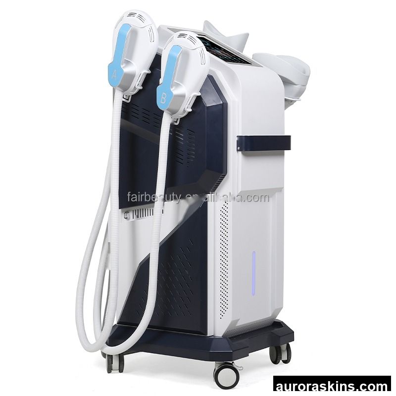 2026 Aurora Skins 2 in 1 Fat Freezing + Body Shaping 4 Handles Cryo Body Slimming Machine Magnetic Muscle Stimulator
