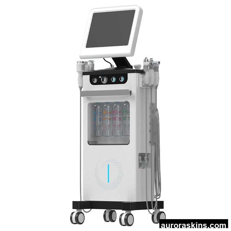 12 in 1 Oxygen Facial Machine Dermabrasion Oxygen Jet Microdermabrasion Skin Rejuvenation Remove Wrinkle Beauty Machine