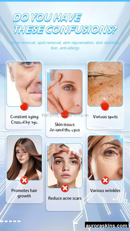 Aurora Skins Upgraded 2026 Dual-Temperature Plasma Device for Personal Skincare-Anti-Acne Facial Treatment System
