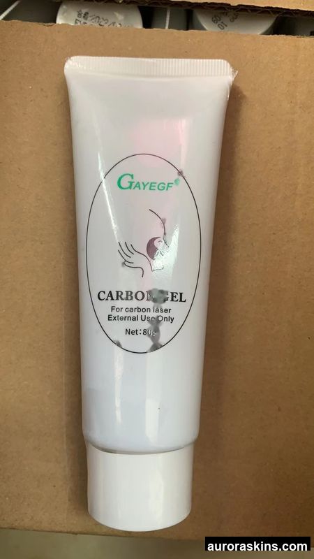 CO2 Carbon Peel Gel Carbon Gel 80g 80ml Bottle Cream Whitening Lightening and Pore Contraction