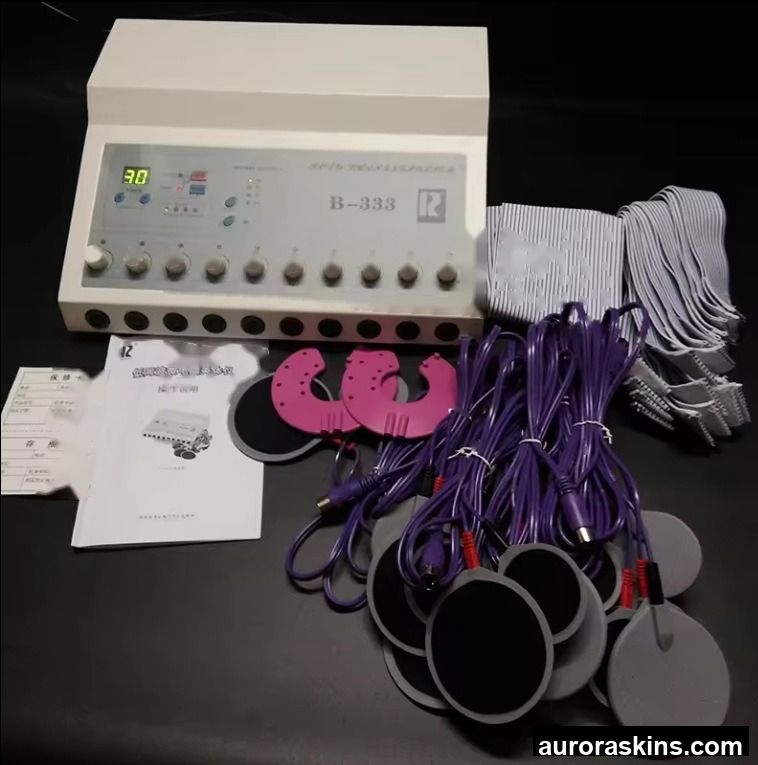 B333EMS Desktop Micro-Current Beauty Instruments 10 Groups of Patch Standing Type Meridian Dredge BIO Bioelectricity