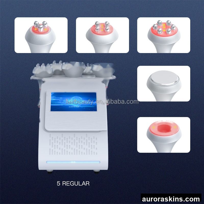 Multifunctional Fat Reduction Machine for Home and Salon Use Body Slimming Weight Loss 5 in 1 40 K ABS Stainless Beauty