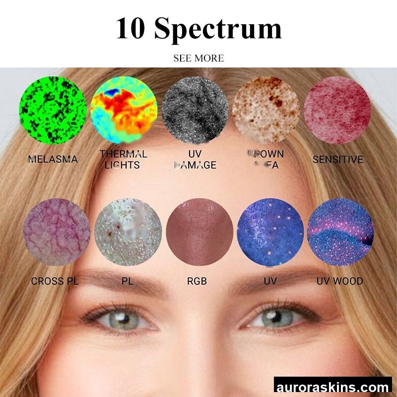 3D AI Intelligent Skin Analyzer 17 Languages Skin Scanner Care Facial Analyzer Face Camera Test Analysis Facial Analysis Machine