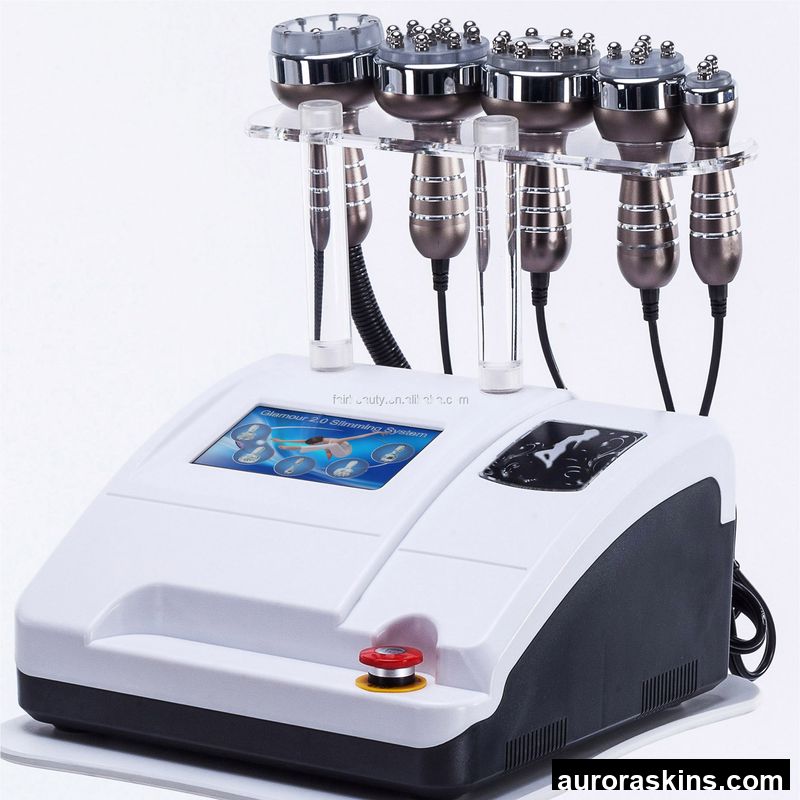 Aurora Skins 5-in-1 Multi-functional Face Lifting Skin Tighten Body Slimming Contouring Equipment with Rediofrequency Handle
