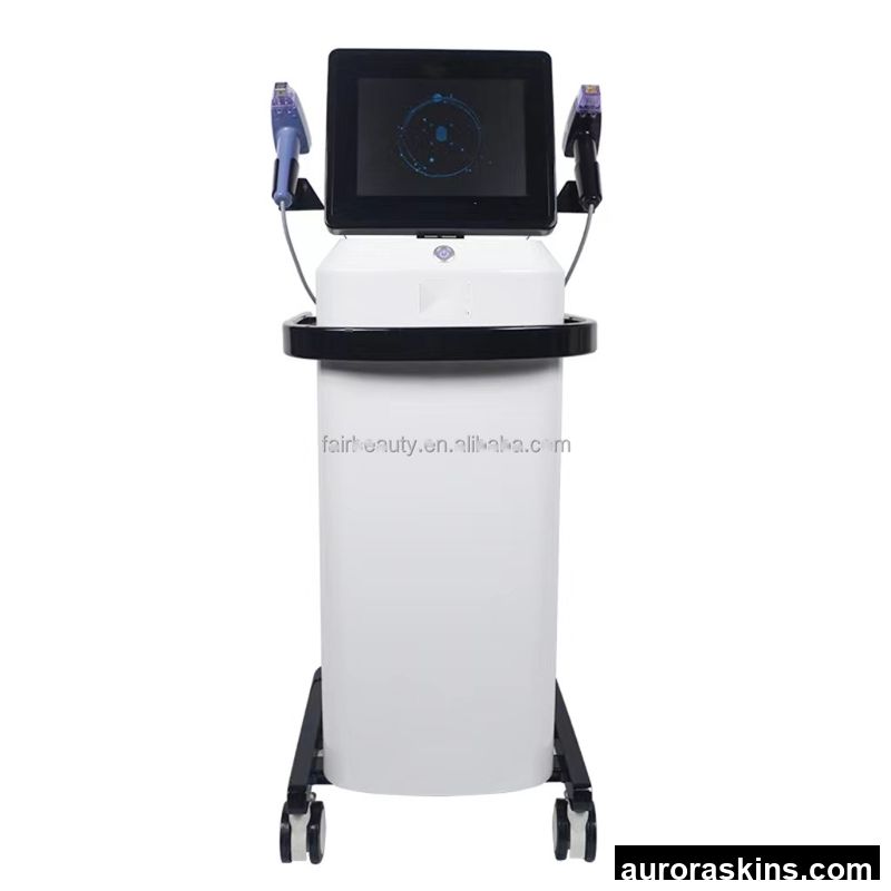 2025 Microneedle Fractional RF 2in1 Skin Tightening M8 Facial Body Anti-aging Machine White