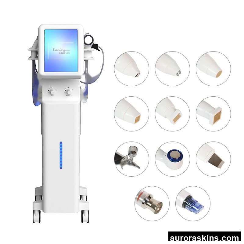 Cross-Border Blackhead Suction Instrument Photon Face Management Beauty Instrument Face Washing Massage Manufactured Oxygen Jet