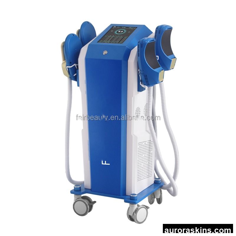 Standing Body Slimming Device High Energy Focused Electromagnetic Waves Magnetic Muscle Stimulator for Cellulite Removal