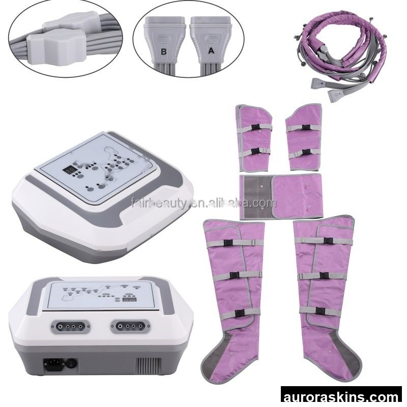 Whole Sale 3-in-1 Full Body Pressotherapy Machine Lymphatic Drainage Air Compression Massage Suit with 8 Groups of Air Chambers