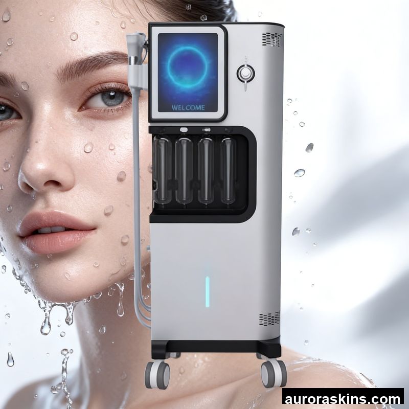 2026 8 in 1 Oxygen Bubble Super Bubble Skin Rejuvenation and Anti-aging Dermabrasion Wrinkle Removal Face Cleaning Beauty Device