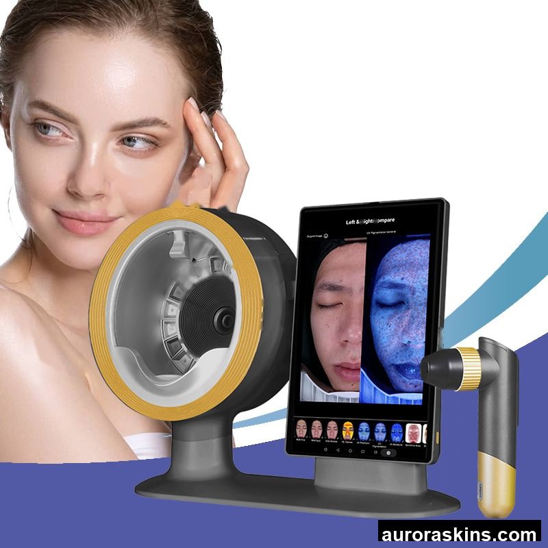3D AI Intelligent Skin Analyzer 17 Languages Skin Scanner Care Facial Analyzer Face Camera Test Analysis Facial Analysis Machine