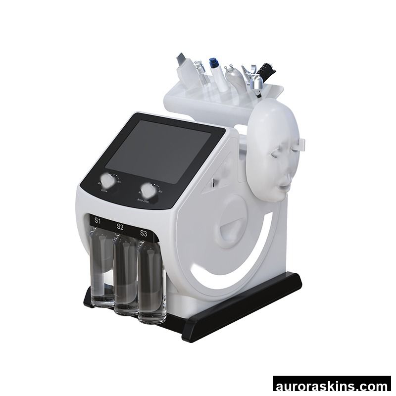 Hot Sales H2O2 6-in-1 Microdermabrasion Aqua Peel Deep Cleansing Skin Tightening Portable Oxygen Jet Machine