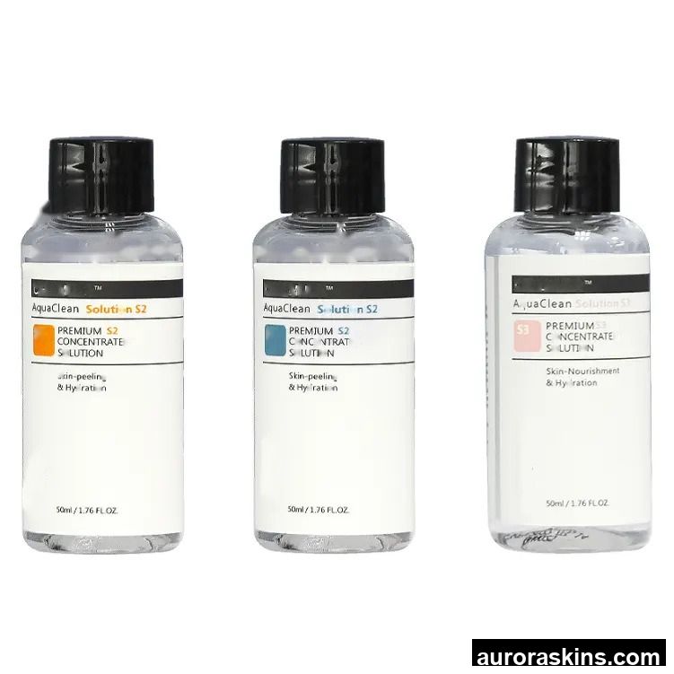 Small Bubble Solution for Hydrogen Oxygen Jet South Korea Export Version Three-Piece Set for Beauty Salon Concentrated Special