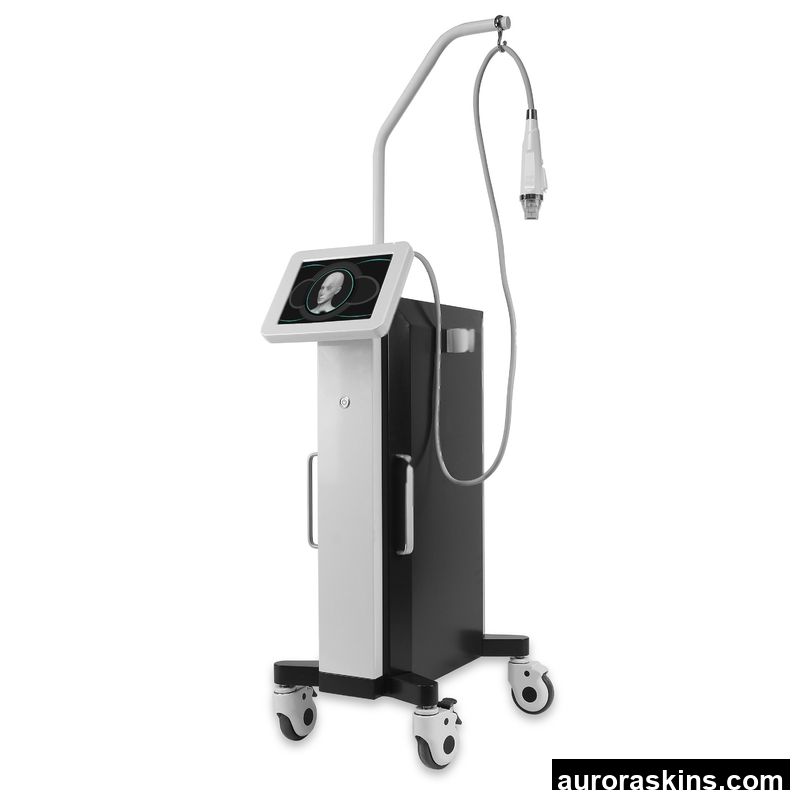 Gold Microneedle RF Beauty Instrument Commercial Use Waterproof AU Facial Lifting Skin Rejuvenation Fades Neck Lines Cn Eu Uk