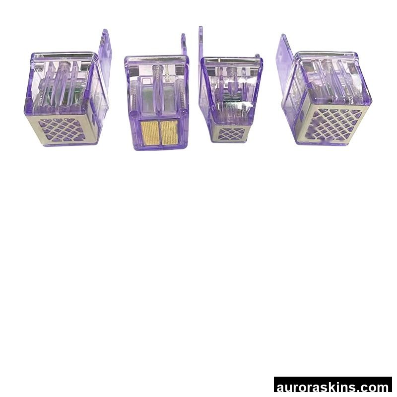 Factory Price Fractional Tips Crystallite Depth 8 White Insulated Face Scar Removal Standing RF Machine 2 Handles US Plug