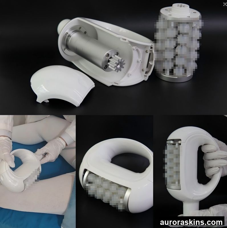 Aurora Skins a Handheld Roller Massager Lifting Fat Lose Face Neck Lifting Firming Lifting Skincare Machine Spa Homeuse Endos