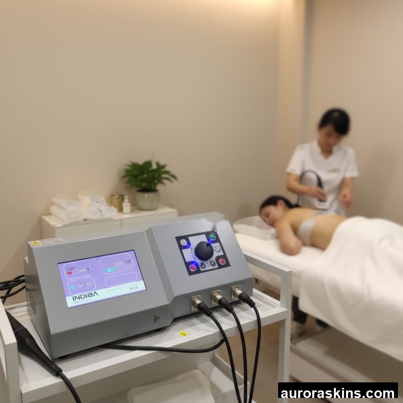 Desk Indiba 448k CET RET Tecar Physical Therapy 448Khz Pain Relief Physiotherapy CET RET Machine