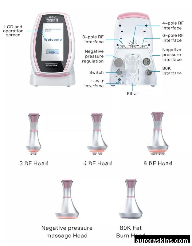 Distributor Exclusive Funny Appearance Novel 80k/40k/30k Facial and Body Massage Relaxation Therapy Spa Vacuum Drainage Wellness