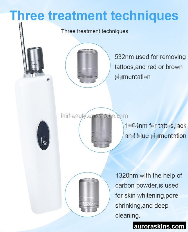3 in 1 Skin Rejuvenation Machine 3 Wavelength Eyebrow Mole Removal Pigments Removal Tattoo Removal Hair Removal Machine