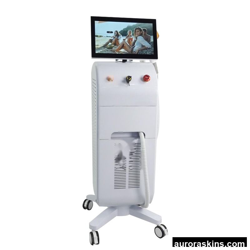 Excellent Performance Triple Wavelength Diode Depilation Machine with Sheet Metal Chassis 12pcs*100W Semiconductor Light Bars