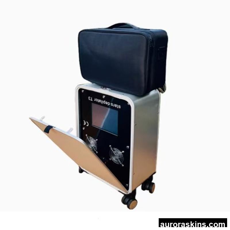 All-in-One 810nm Laser Salon Quality Beauty Instrument 1000W Desktop Multi-Functional Trolley Case ABS Stainless Steel Body Use