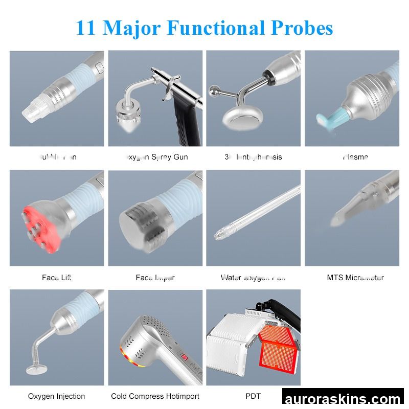 Cold Light PDT Dermabrasion Face Machine Deep Cleaning Facial Machine Pdt Led Light Therapy Machine Dermabrasion Facial Machine