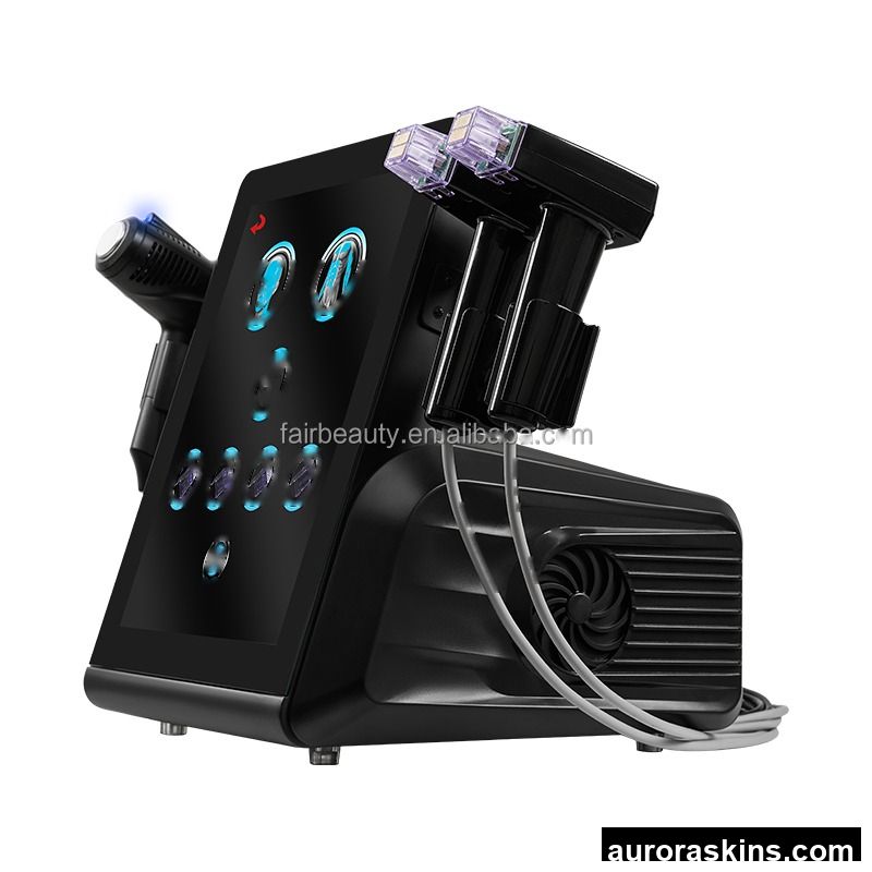 Newest Desktop 3 in 1 Fractional Breast Massage Machine for Acne Treatment Face Lift Wrinkle Removal Anti-aging With Ice Hammer
