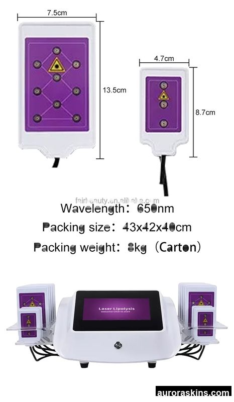 Portable Fat Removal Double Chin Lipo 14 Pads 635-650nm Lipo Cellulite Reduction Slimming 14 Pads Lipo Cavit Slimming Machine