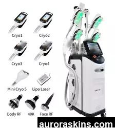 Professional Hot Cold Thermal Shock New Lipo Cryotherapy 360 Cryo Fat Slimming Machine with Cryotherapyfacial Handle