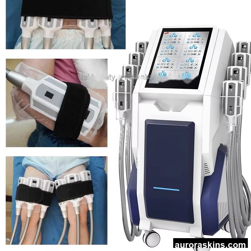 8 Handles Cryo Pads Cryo Plate 360 Cryo Slimming Cryotherapy Fat Freezing Machine 8 Cryotherapy Plates Fat Freezing Machine