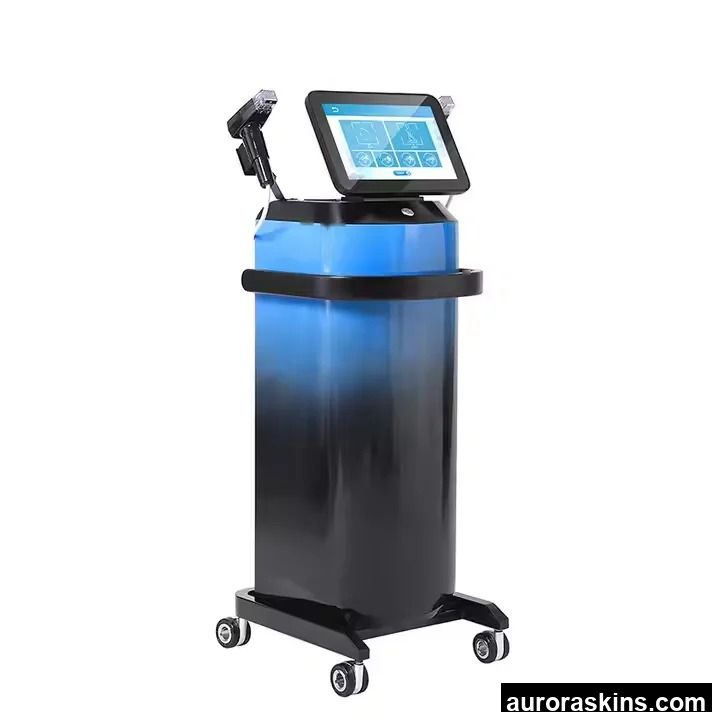 Professional Vertical Fractional RF Microneedling Machine with LED Indicator ABS Material for Face Skin Rejuvenation Tightening