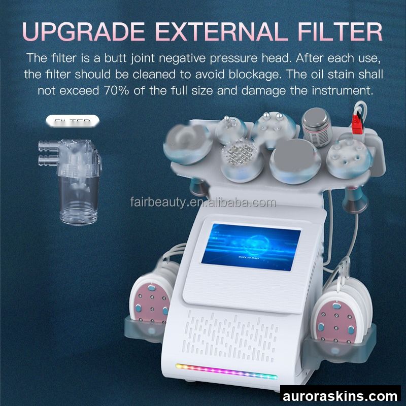 Fat Reduction Machine for Home and Salon Use Body Slimming Weight Loss 9 in 1 40 K Massage Machine Beauty