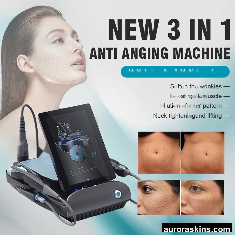 2026 New 2 in 1 Titanium Ultrasonic Scrubber & RF Machine for Face Lifting Body Shaping Deep Cleaning Beauty Device