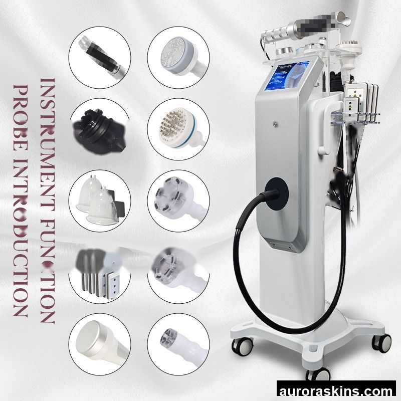 80K Pulsed Vacuum Massager-9-in-1 Lymphatic Roller System with 40K / 80K Dual-Speed Oscillation Inner Ball Therapy