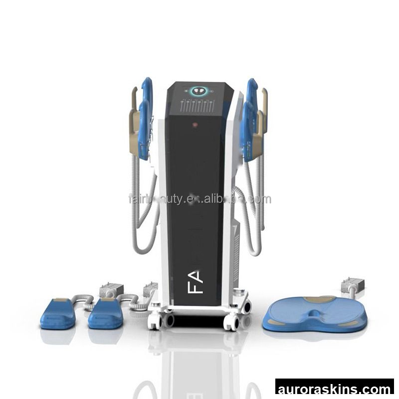 Professional 5-Handles Aurora Skins Neo RF 14 Tesla Body Sculpting Machine for Muscle Building Breast Massager Fast Slimming