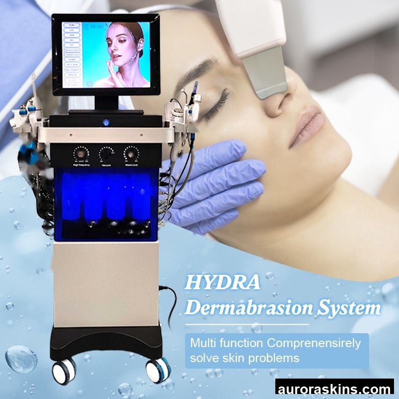 14 in 1 Oxygen Jet Diamond Peeling Deep Cleaning Facial Machine Water Facial Micro Dermabrasion Hydrodermabrasion Facial Machine