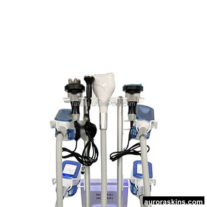 Aurora Skins 9in1 Factory 360 Cryolipoly Cryotherapy Cool Tech Cryo Fat Freeze Vacuum Suction Sculpting Therapy Slimming Machine