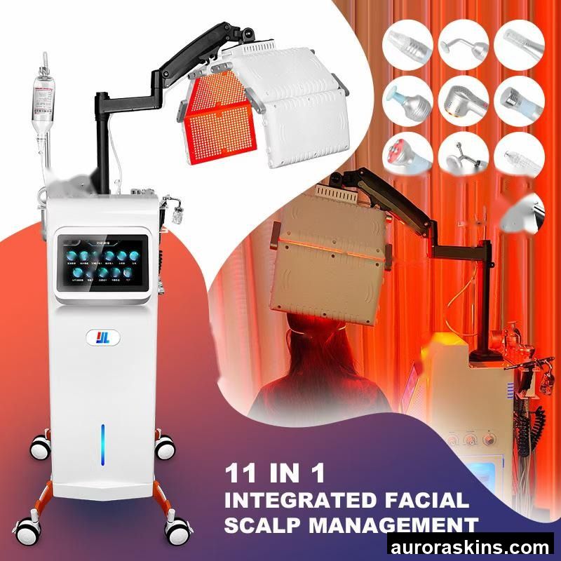 Aurora Skins a 11in1 Jet Peel Facial Machine Oxygen Spray Gun Water Oxygen Pen Multifunctional Injection Hydration Device Water Jet CM7