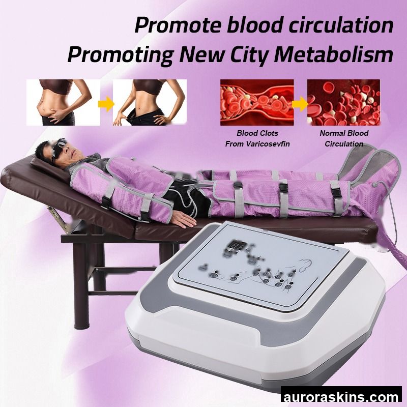 3 in 1 Air Pressure Massage Full Body Lymphatic Drainage Sauna Blanket Cellulite Removal Negative Pressure Sauna Suit