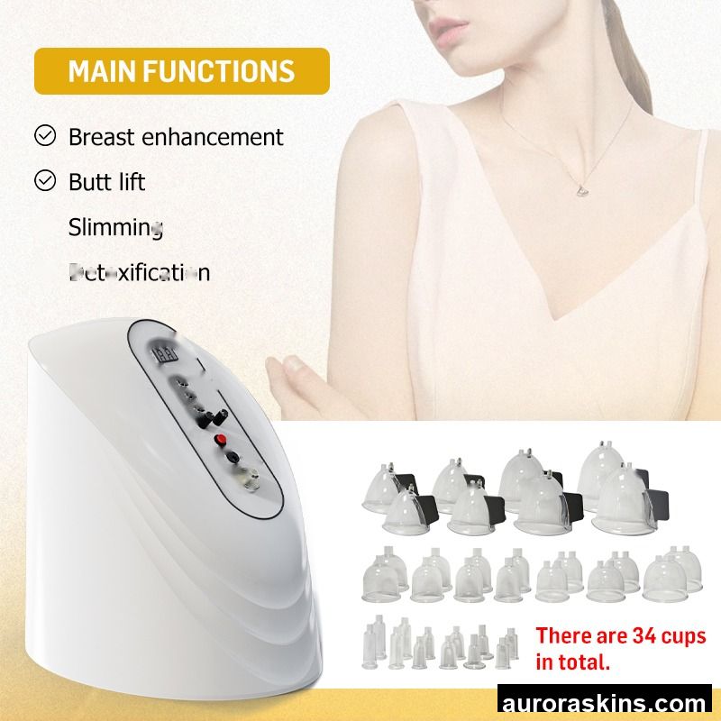 Breast Massager Vacuum Therapy Cupping Machine Butt Lifting Suction Cup Hip Lift Butt Lifting Breast Massage Machine
