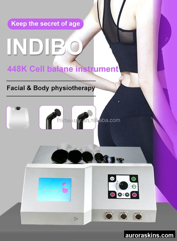 2026 Aurora Skins Hot-Sale CET RET Monopolar Indiba 448kHz Electrothermal Device for Back Pain Management and Physique Refinement.
