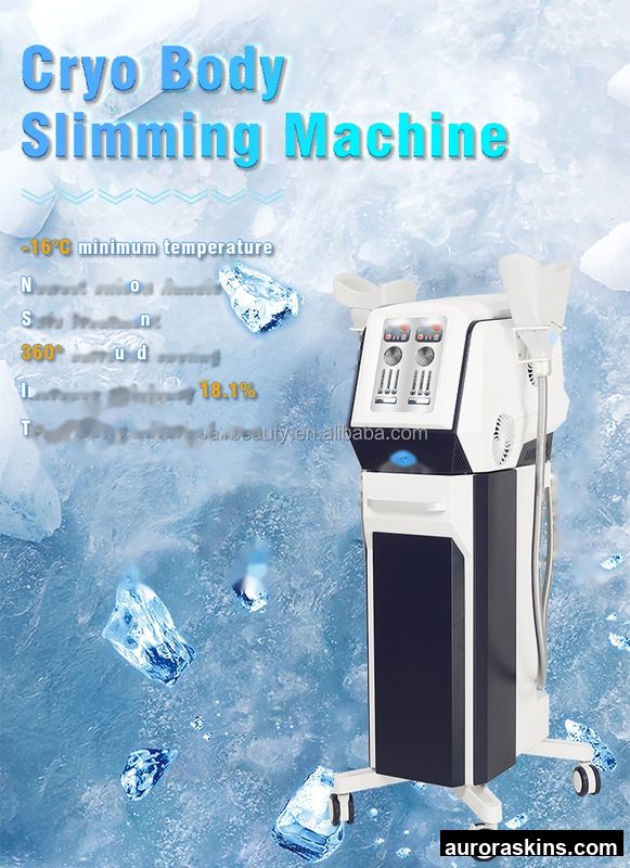 2026 Body Massage Slimming Shaping Fast Weight Loss Four Handles 360 Degree Frozen Slimming Machine for Beauty Silicone Handle