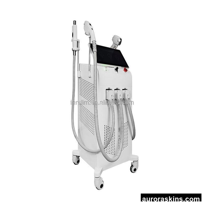 Professional 3 in 1 Skin Beauty Device Diode Hair Removal IPL Skin Rejuvenation Whitening Nd.yag Carbon Peeling Beauty Machine