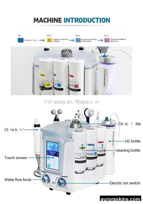Facial Instrument Deep Cleaning Blackhead Removal Facial Spa Beauty Oxygen Machine Multifunctional Skin Care Beauty Equipment