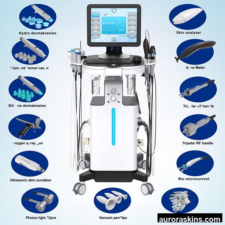 A 2026 Hydro 13in1 Oxygen Jet Diamond Deep Cleaning Water Dermabrasion Water Bubbles Water Oxygen Aqua Peel Machine