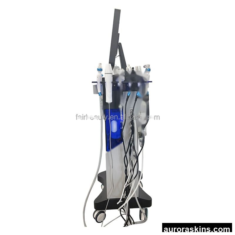 2026 Professional 14 in 1 Hydro Oxygen Small Bubbles Skin Care Beauty Machine Skin Rejuvenation Face Cleaning Skin Care Device