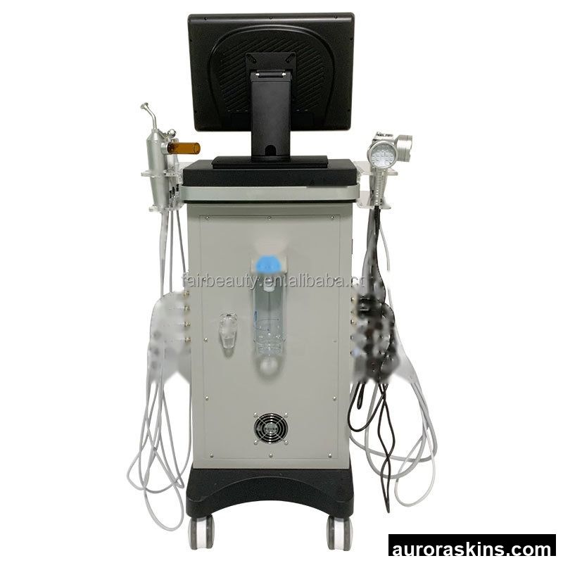 Aurora Skins a 14IN1 USA Stock Facial Musse Bubble RF PDT Scrubber Skincare Cleaner Dermanbration Beauty Machine Homeuse Massager