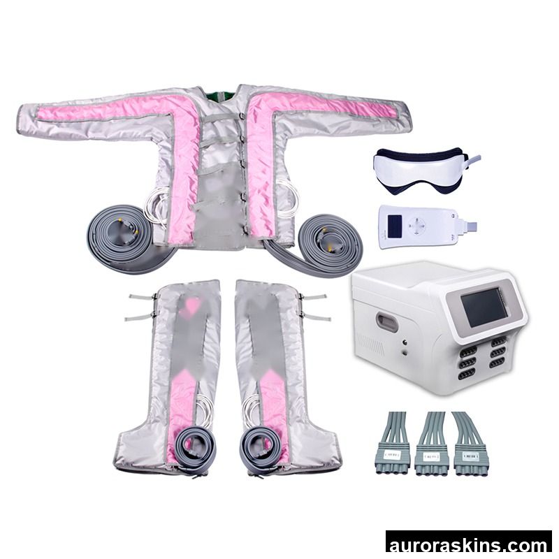 3 in 1 Infrared Pressure Therapy Machine Jacket Eye Air Pressure Massage Body Circulation Slimming Machine with 4 Modes