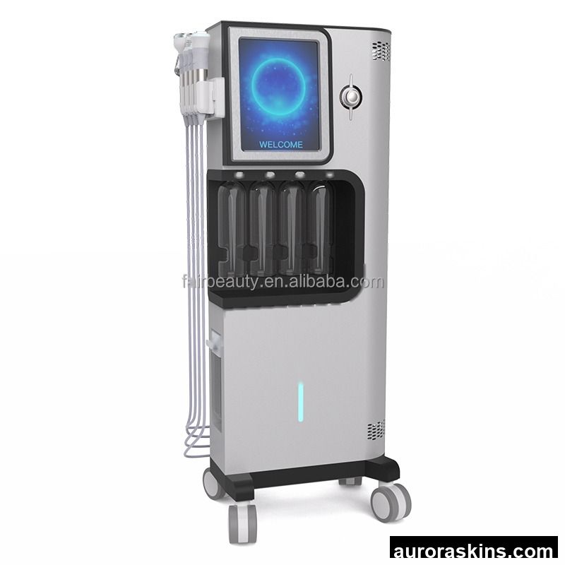 Newest 8in1 Aquaskin Facial Deep Cleaning Dermabrasion Pore Cleaner Facial Machine with Skin Analysis
