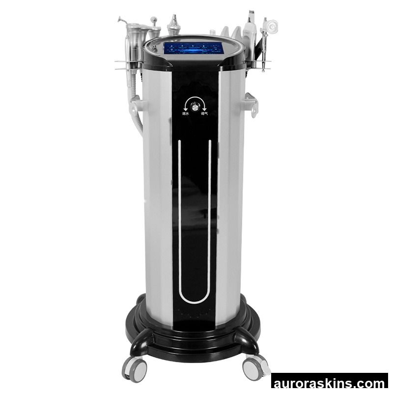 9-in-1 Aqua Facial Machine Oxygen Jet Deep Skin Cleansing Spa System with Touch Screen EU US ZA Plug Optional